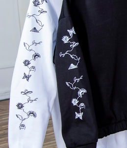 Hoodie Negra Hombre