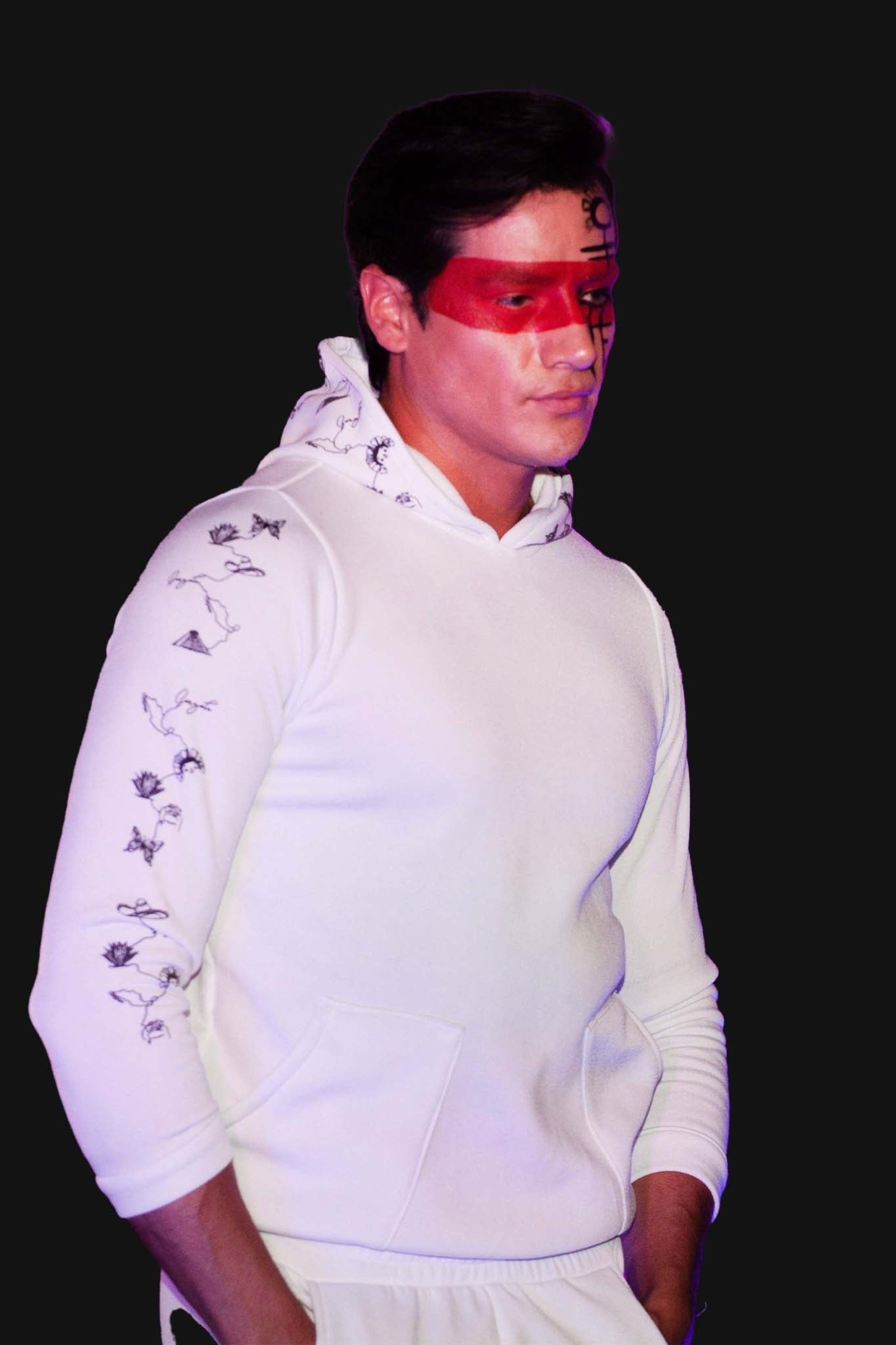 Hoodie Blanco Hombre