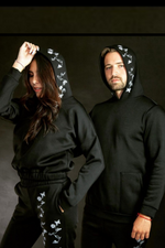 Load image into Gallery viewer, Hoodie Negra Mujer
