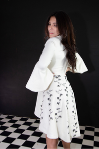 Abrigo Blanco Mujer