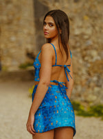 Load image into Gallery viewer, MINI SKIRT TURQUOISE
